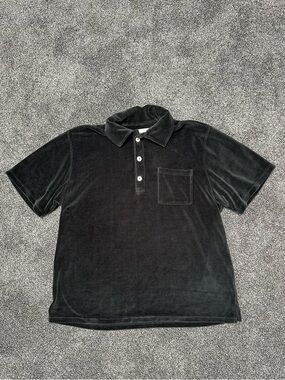 OAS Black Girona Velour Shirt